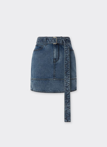 Ferrari Denim mini skirt Denim 22474f
