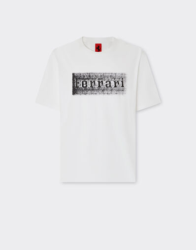 Ferrari T-shirt with Ferrari logo graphic Optical White 21969f